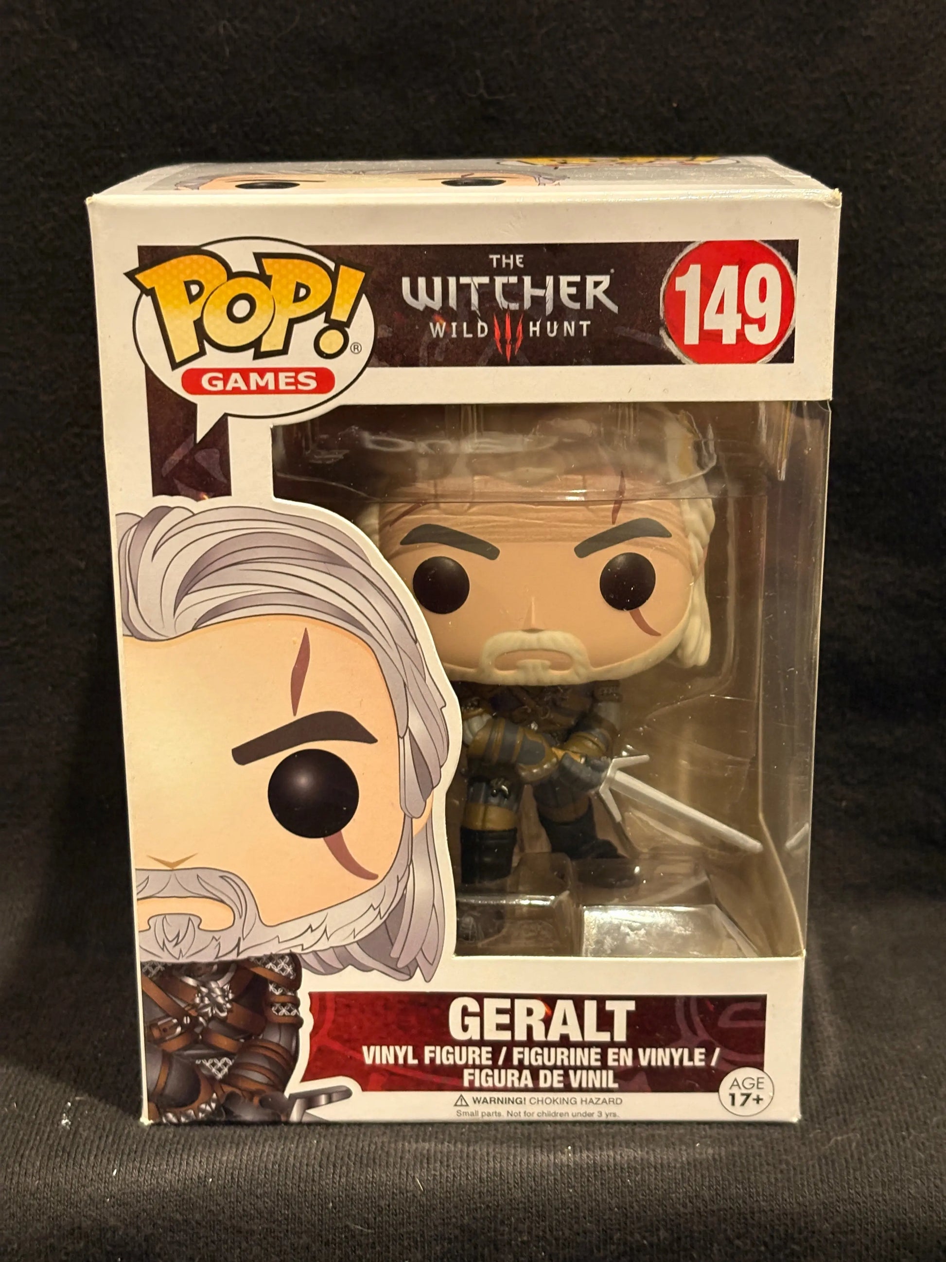 Funko Pop The Witcher 3 Wild Hunt Geralt Of Rivia #149 Figure Vaulted FRENLY BRICKS - Open 7 Days