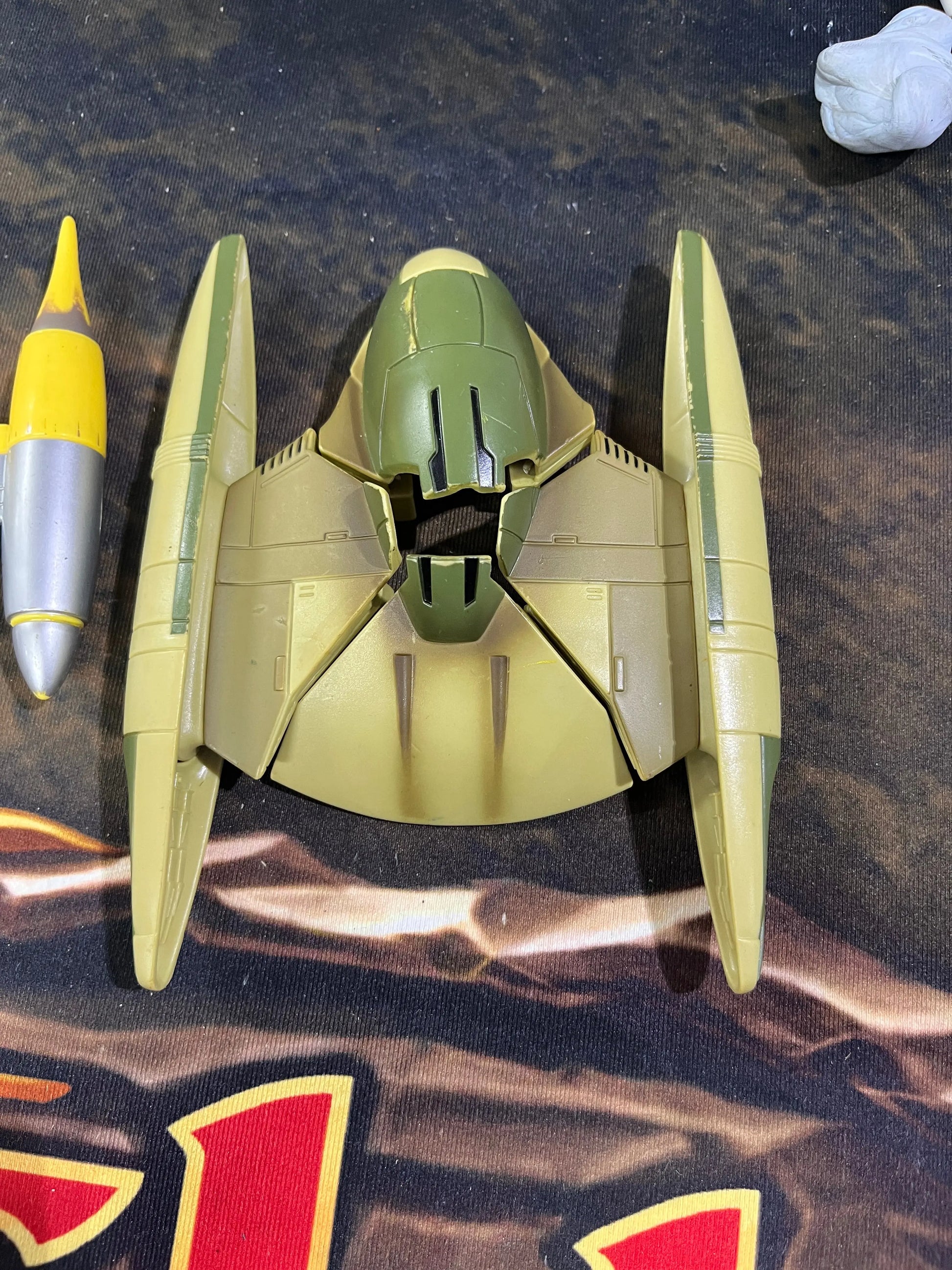 Star Wars Electronic Fighting ships Naboo Starfighter and Vulture Droid FRENLY BRICKS - Open 7 Days