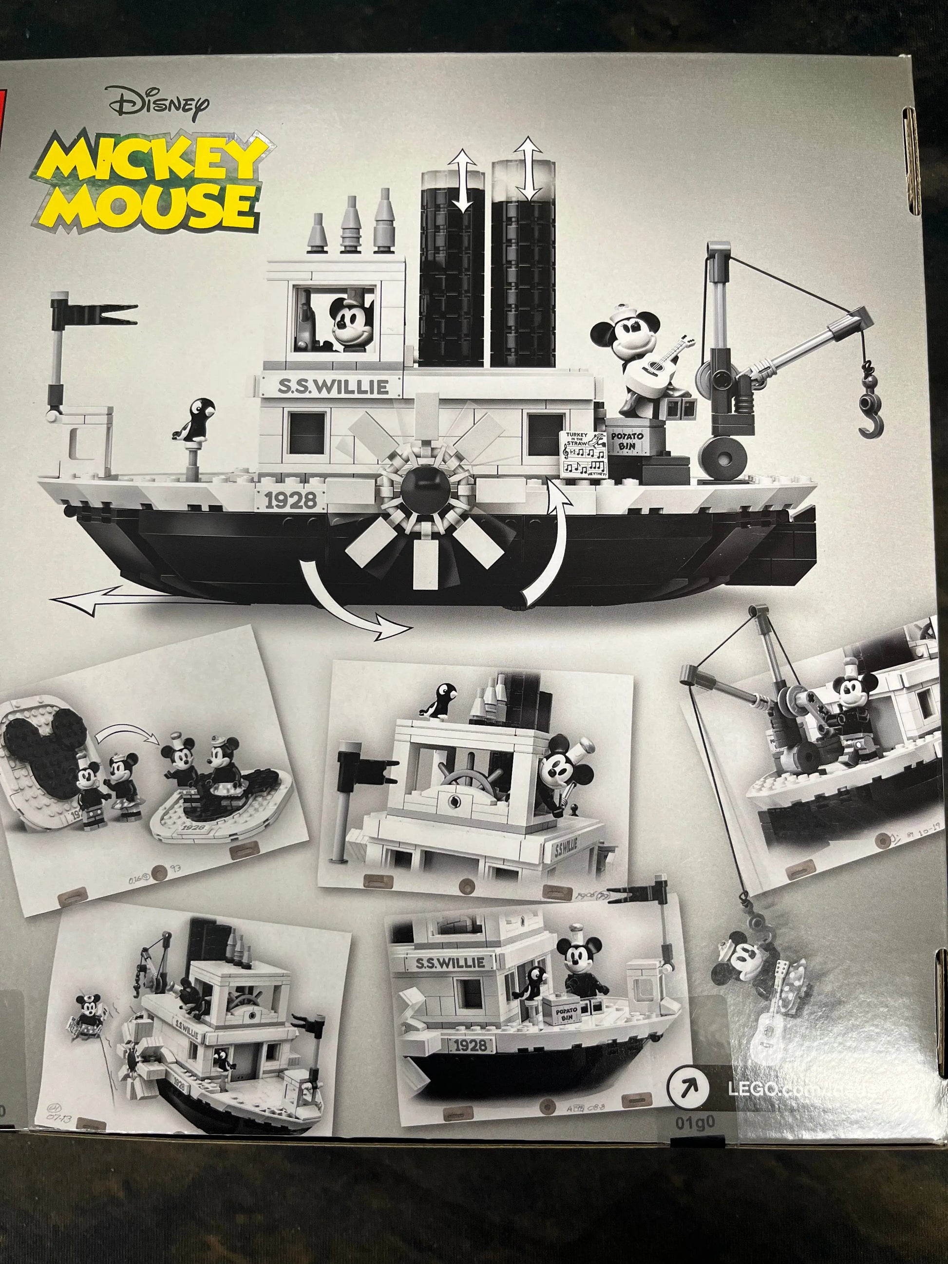 LEGO Ideas Disney Steamboat Willie 21317 FRENLY BRICKS - Open 7 Days