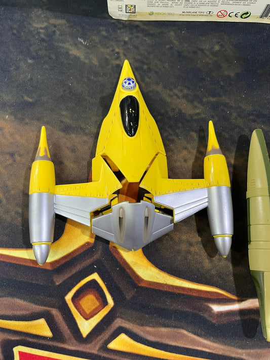 Star Wars Electronic Fighting ships Naboo Starfighter and Vulture Droid FRENLY BRICKS - Open 7 Days