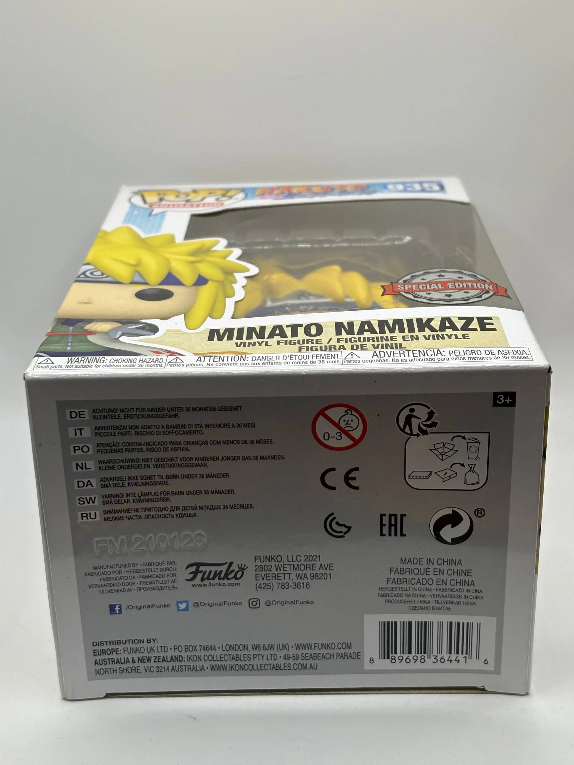 Funko POP! Animation Naruto Shippuden #935 Minato Namikaze SE FRENLY BRICKS - Open 7 Days