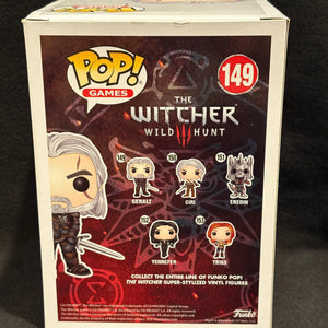 Funko Pop The Witcher 3 Wild Hunt Geralt Of Rivia #149 Figure Vaulted FRENLY BRICKS - Open 7 Days