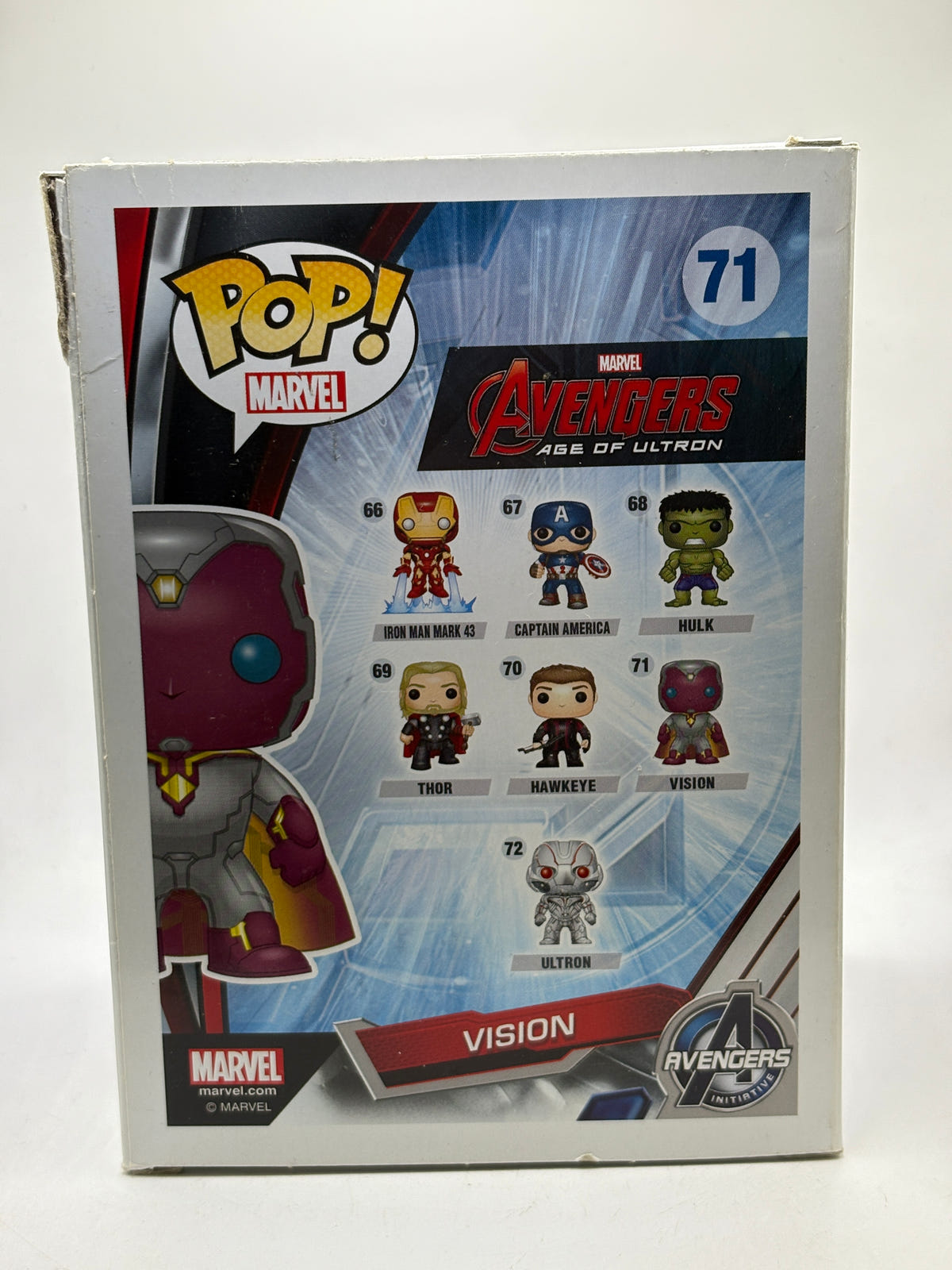Funko POP! Marvel Avengers #71 Vision Vinyl Bobble-Head image 3