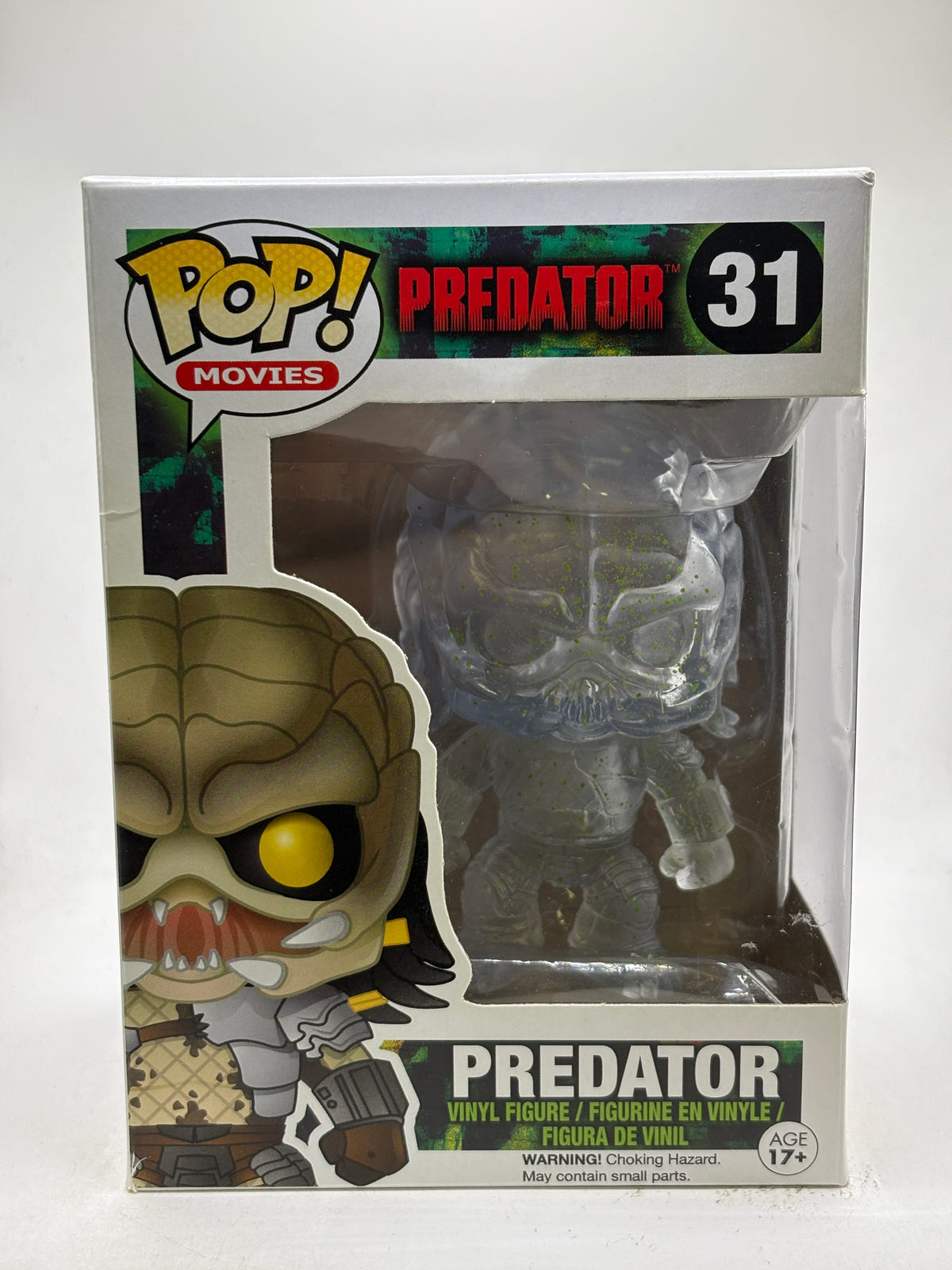 Funko POP! Movies Predator #31 Predator Invisible Splatter Vinyl Figure image 1