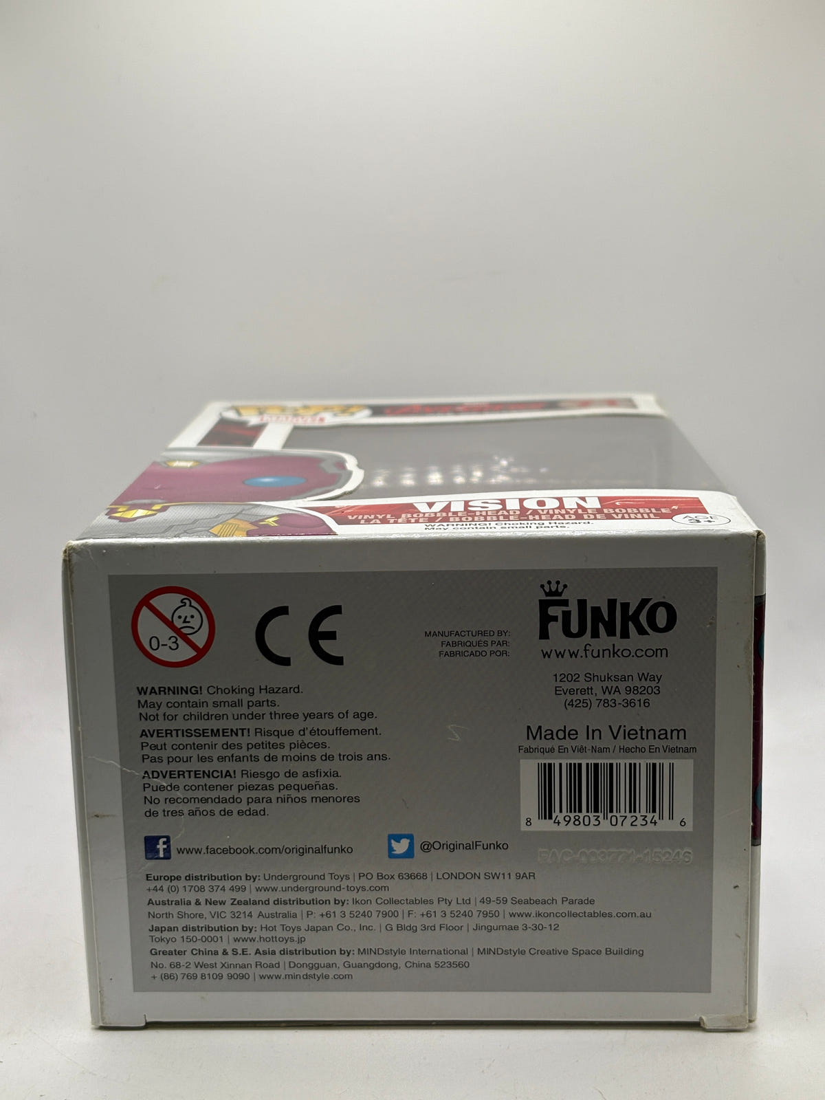 Funko POP! Marvel Avengers #71 Vision Vinyl Bobble-Head image 6