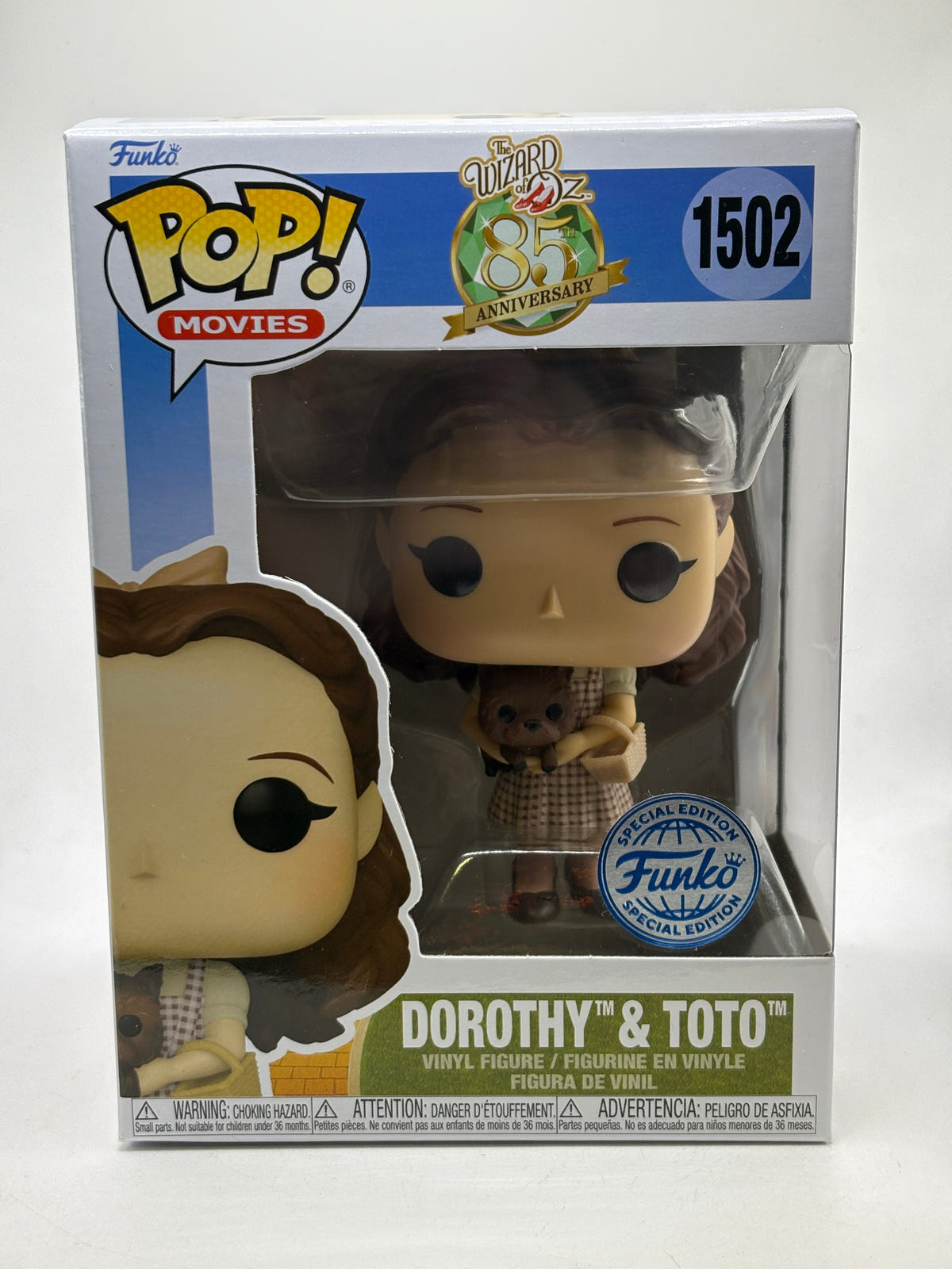 Funko POP! Movies The Wizard of Oz #1502 Dorothy & TOTO Special Edition image 1