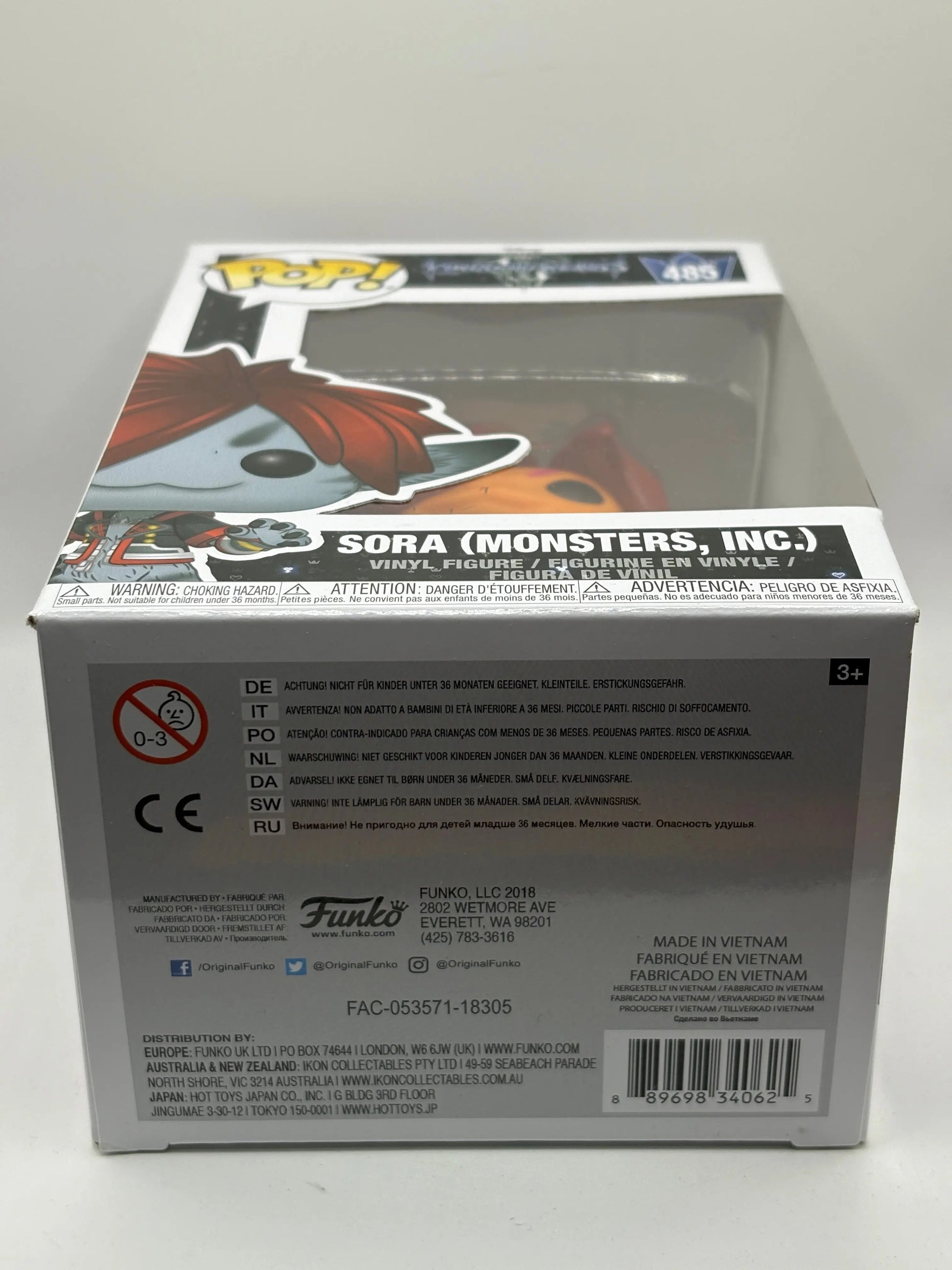 Funko POP! Kingdom Hearts #485 Sora Monsters Inc FRENLY BRICKS - Open 7 Days