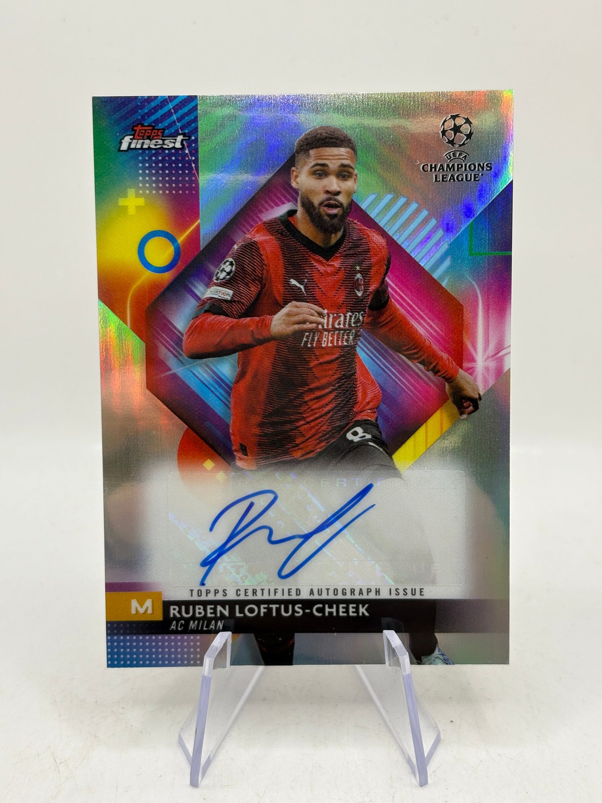 2023-24 Topps Finest Ruben Loftus-Cheek AC Milan Chelsea Auto FRENLY BRICKS - Open 7 Days image 1