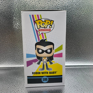 Funko POP Television - Teen Titans Go! - Robin with Baby #599 FRENLY BRICKS - Open 7 Days