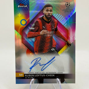 2023-24 Topps Finest Ruben Loftus-Cheek AC Milan Chelsea Auto FRENLY BRICKS - Open 7 Days