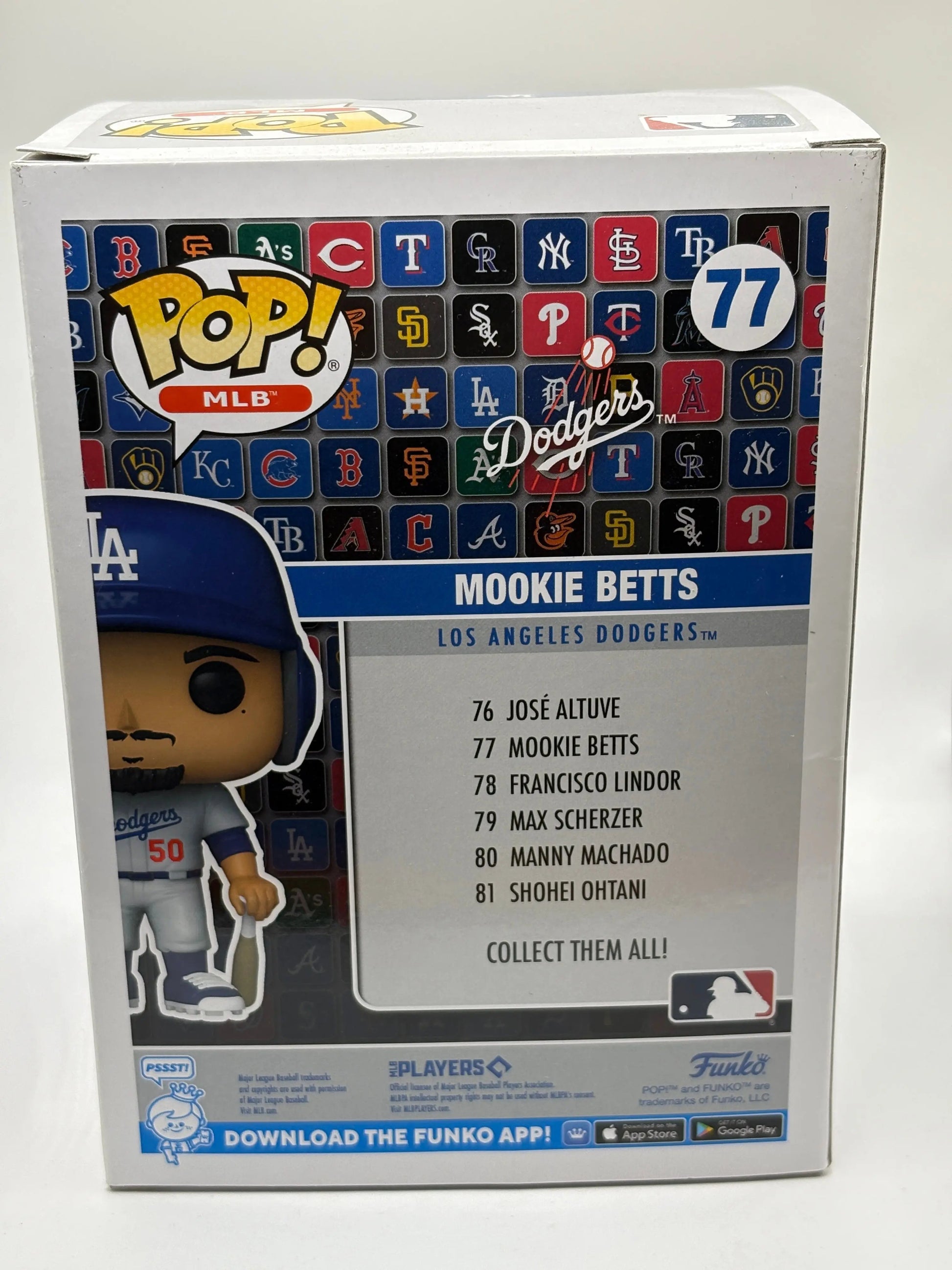 Funko POP! MLB LA Dodgers #77 Mookie Betts FRENLY BRICKS - Open 7 Days