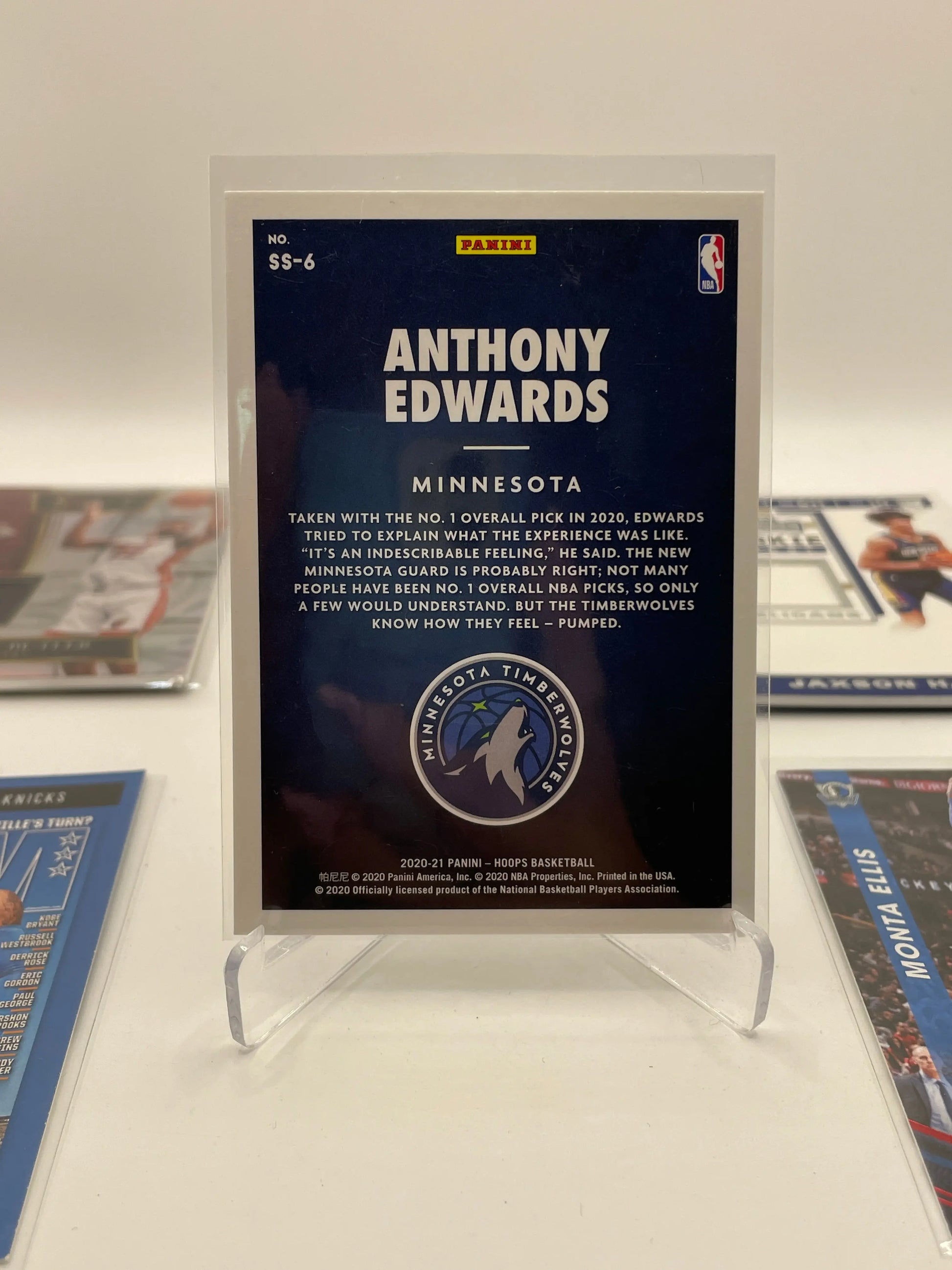 NBA Patch & Numbered Card lot 6 different players (lot#14) FRENLY BRICKS - Open 7 Days