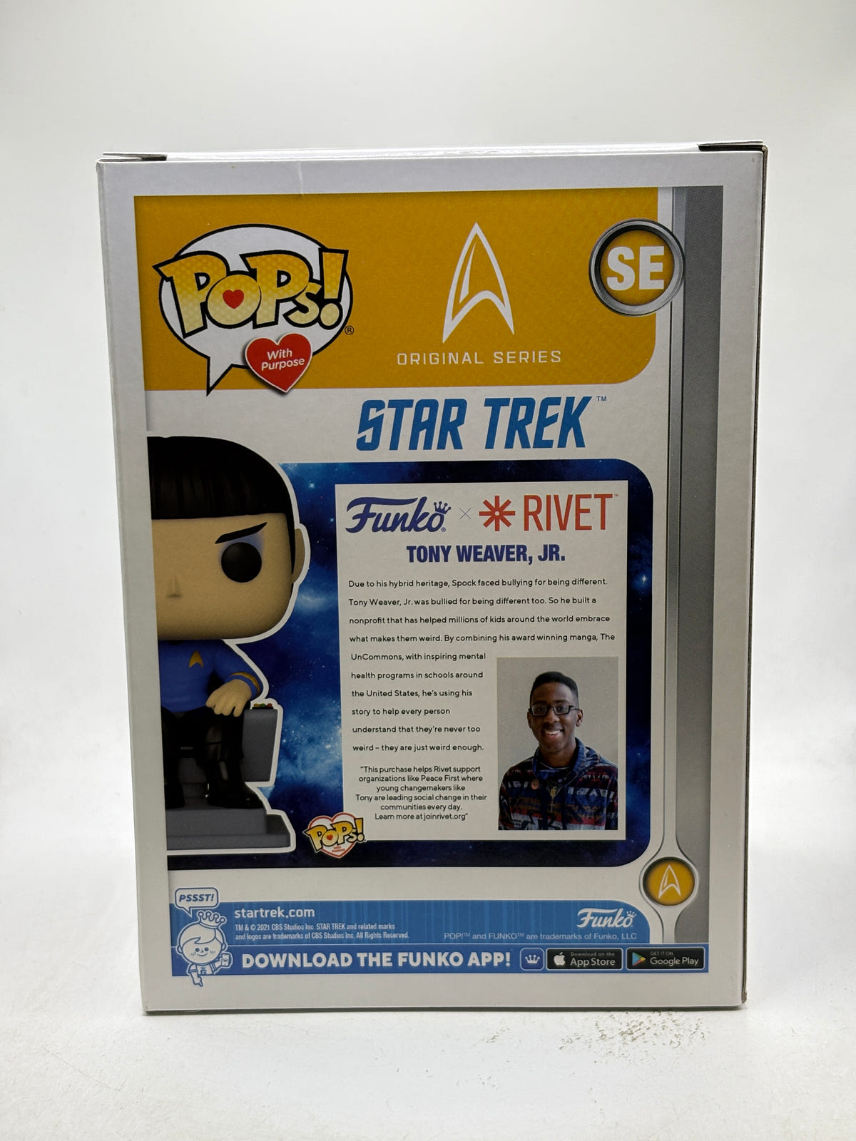 Funko POP! With Purpose Star Trek #SE Spock Vinyl Figure image 3