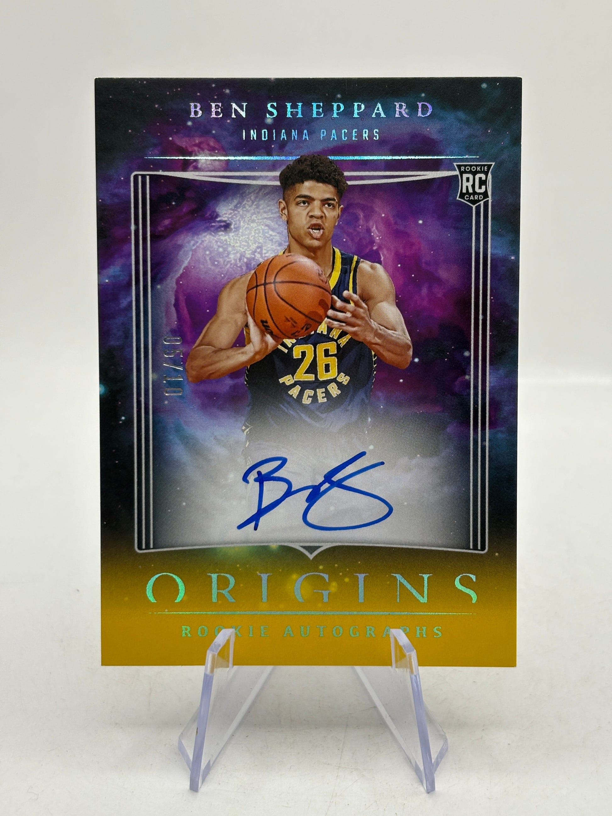 2023-24 Panini Origins - Ben Sheppard Origins Auto 05/10 Rookie image 1