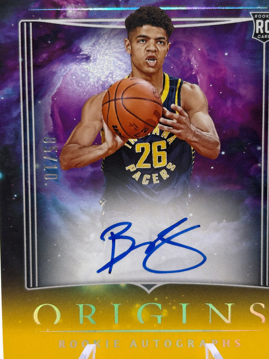 2023-24 Panini Origins - Ben Sheppard Origins Auto 05/10 Rookie FRENLY BRICKS - Open 7 Days