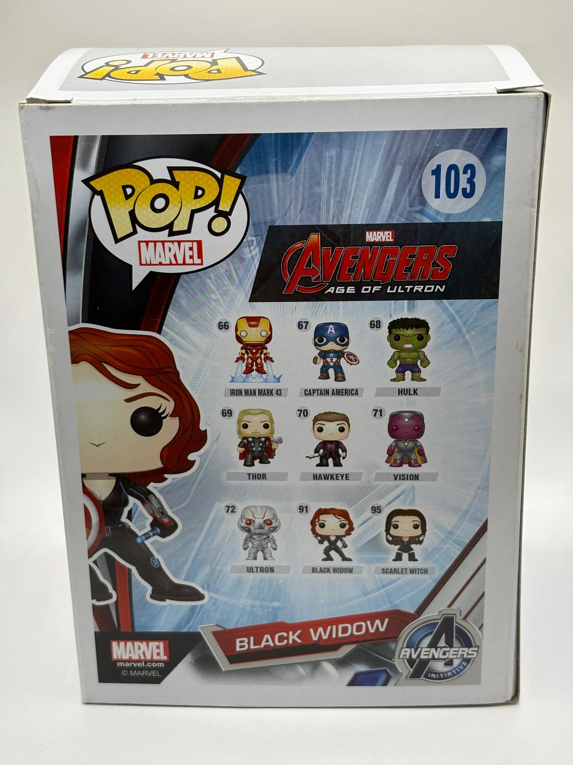 Funko POP! Marvel Avengers #103 Black Widow FRENLY BRICKS - Open 7 Days