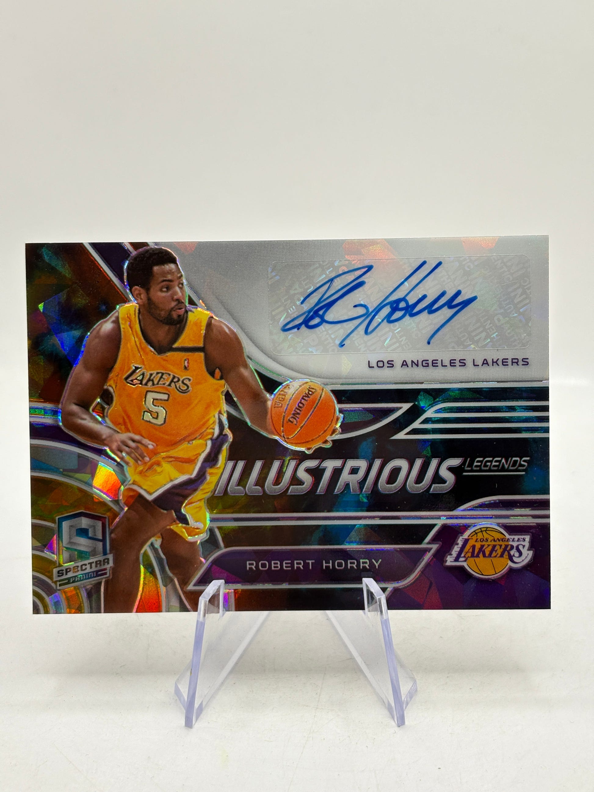 ROBERT HORRY AUTO /35 2020-2021 PANINI SPECTRA BASKETBALL Lakers image 1