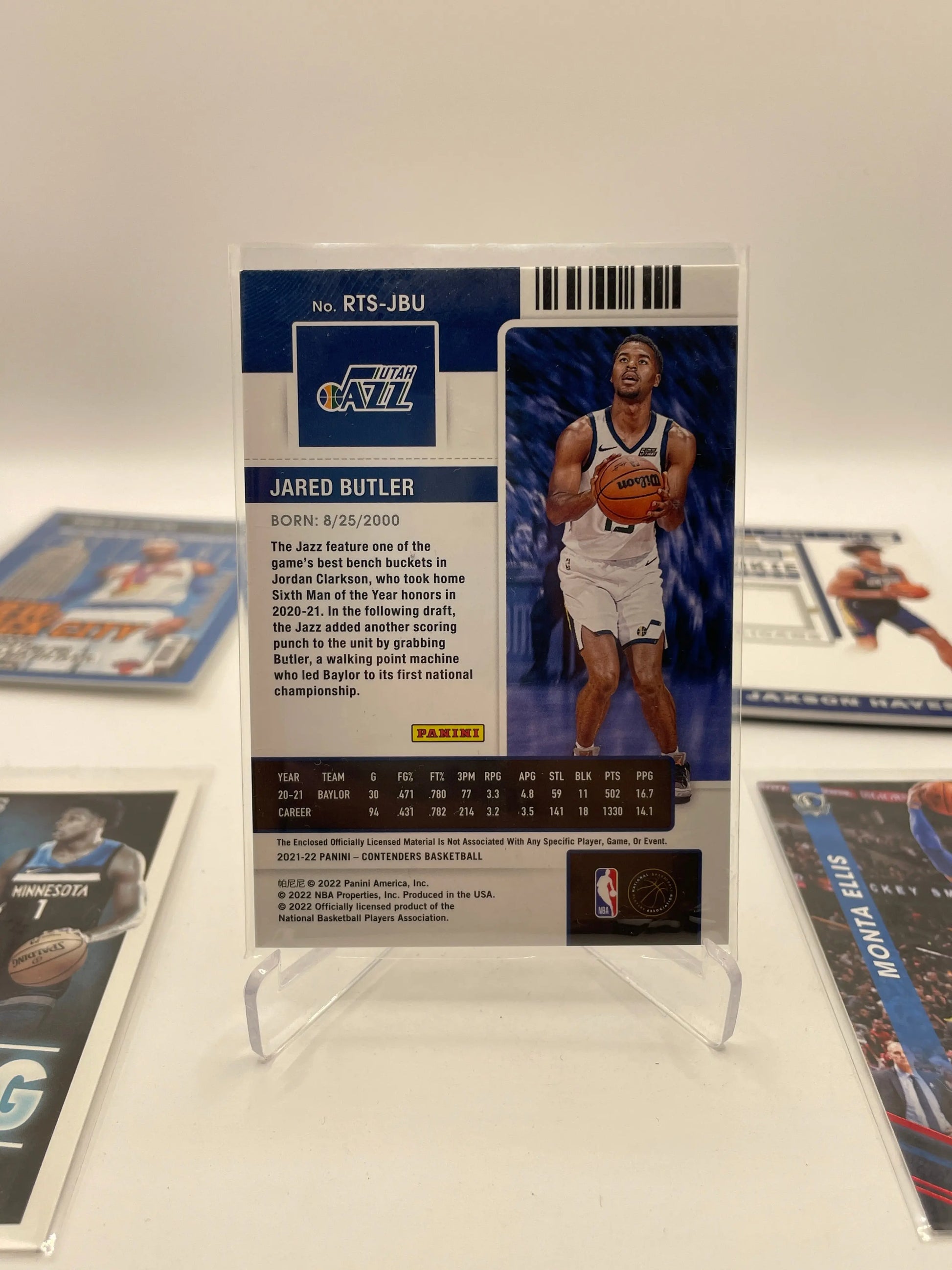 NBA Patch & Numbered Card lot 6 different players (lot#14) FRENLY BRICKS - Open 7 Days