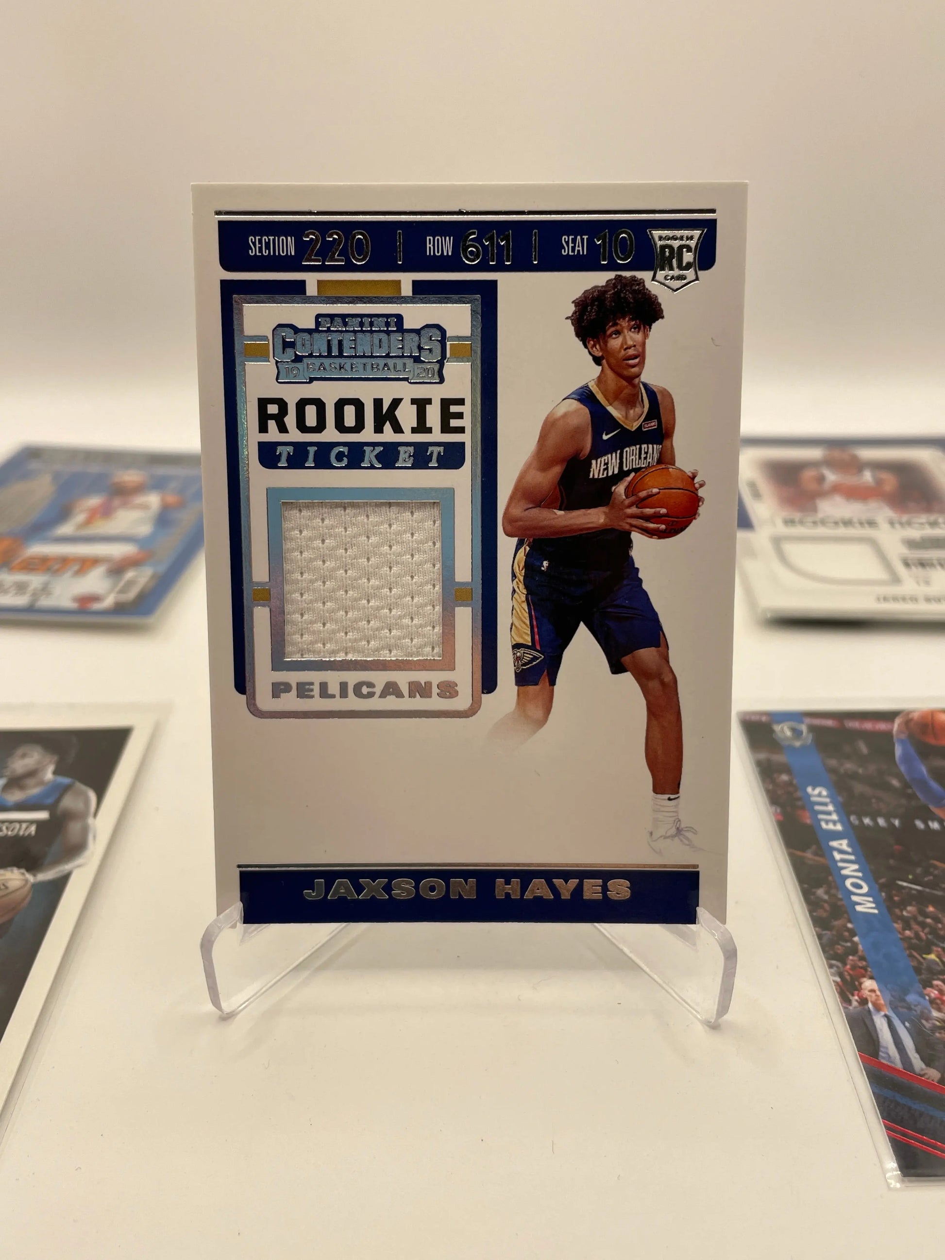 NBA Patch & Numbered Card lot 6 different players (lot#14) FRENLY BRICKS - Open 7 Days