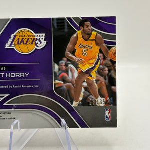ROBERT HORRY AUTO /35 2020-2021 PANINI SPECTRA BASKETBALL Lakers