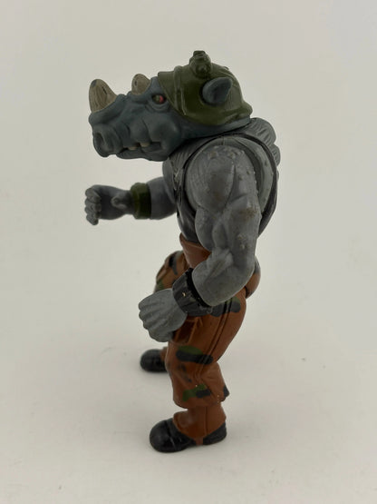 Vintage 1988 TMNT Teenage Mutant Ninja Turtles - Rocksteady Action Figure FRENLY BRICKS - Open 7 Days