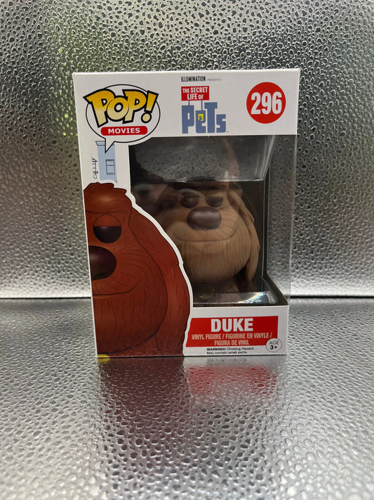 Funko POP Movies - The Secret Life of Pets - Duke #296 FRENLY BRICKS - Open 7 Days