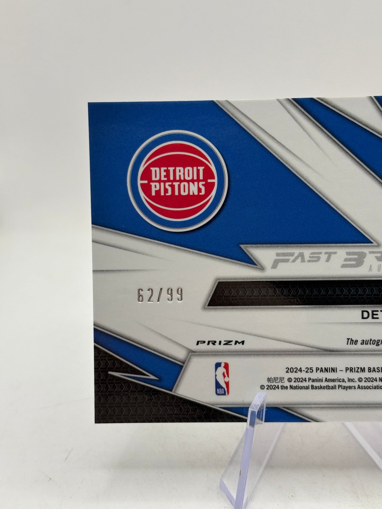 Jaden Ivey 2024-25 Prizm Fast Break Red Auto /99 Detroit FRENLY BRICKS - Open 7 Days