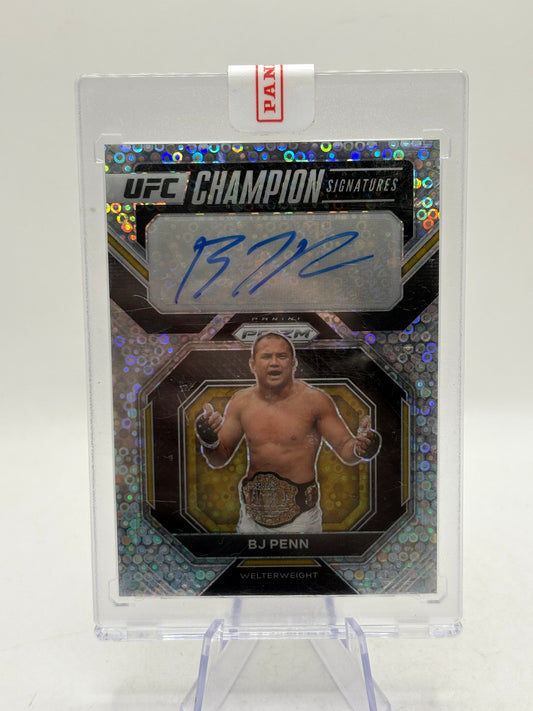 2023 Panini Prizm UFC B.J. Penn Disco Champion Autograph No.CS-BJP FRENLY BRICKS - Open 7 Days