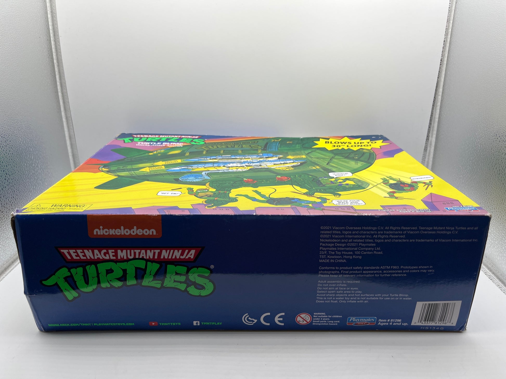 TMNT Retro Reissue 2021 “Turtle Blimp” Teenage Mutant Ninja Turtles Playmates FRENLY BRICKS - Open 7 Days