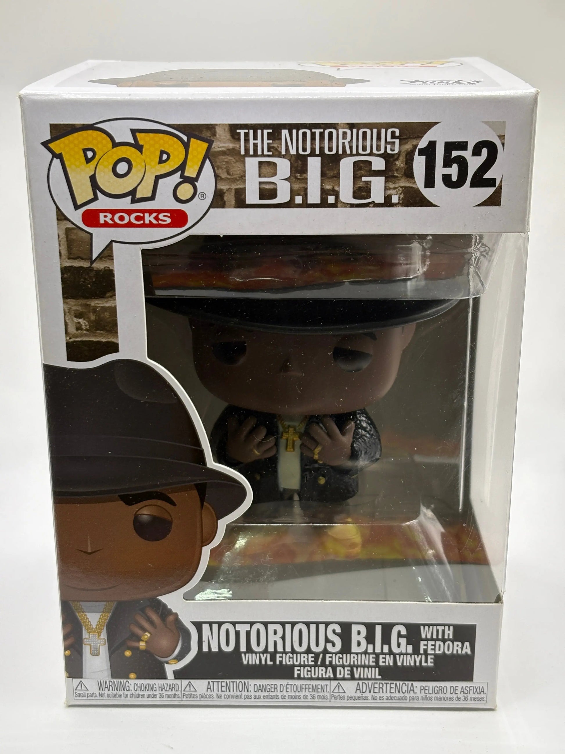 Funko POP! Rocks The Notorious B.I.G #152 Notorious B.I.G with Fedora FRENLY BRICKS - Open 7 Days