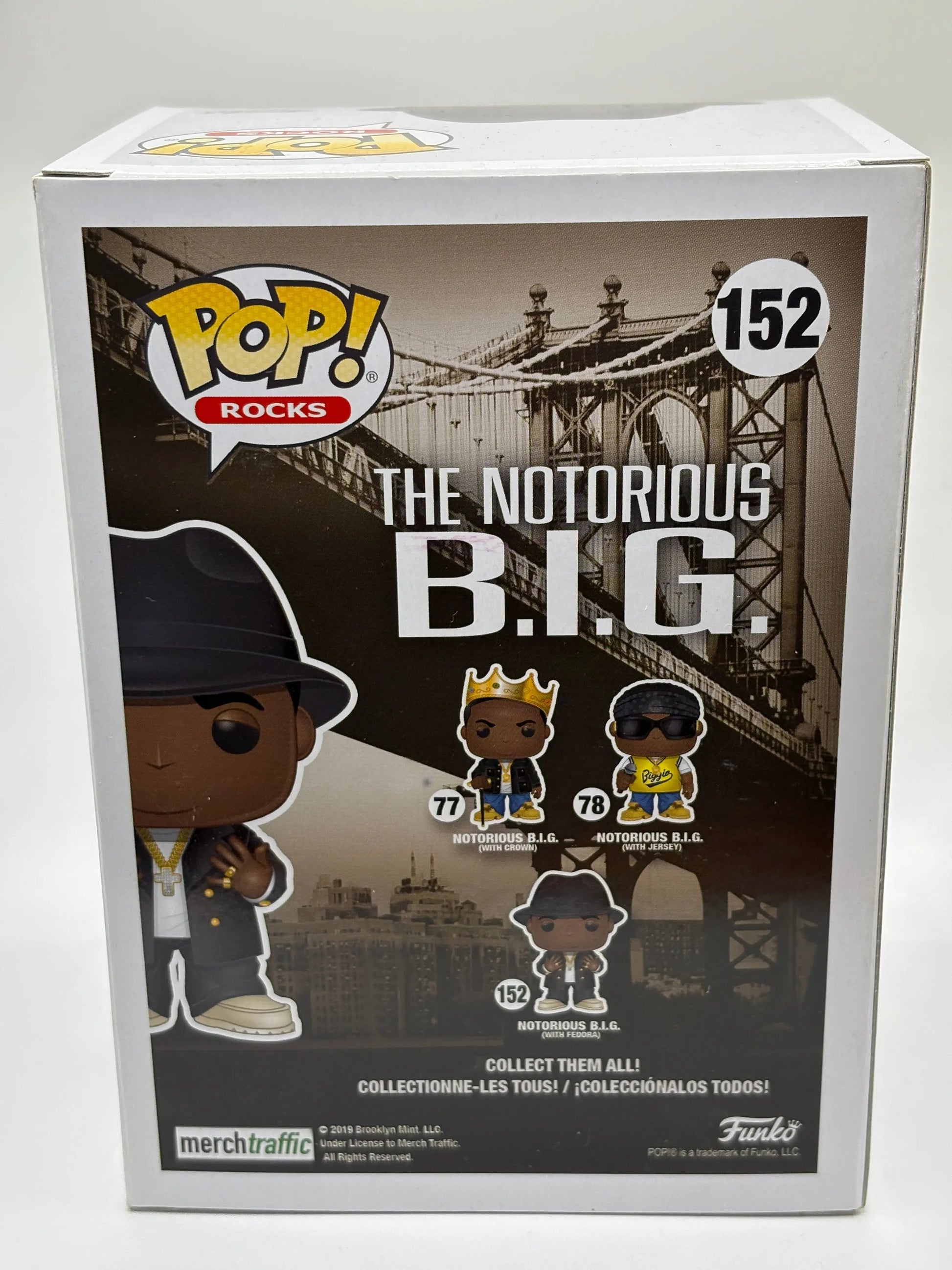Funko POP! Rocks The Notorious B.I.G #152 Notorious B.I.G with Fedora FRENLY BRICKS - Open 7 Days