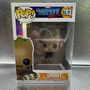 Funko POP Marvel - Guardians of the Galaxy - Groot #263 FRENLY BRICKS - Open 7 Days