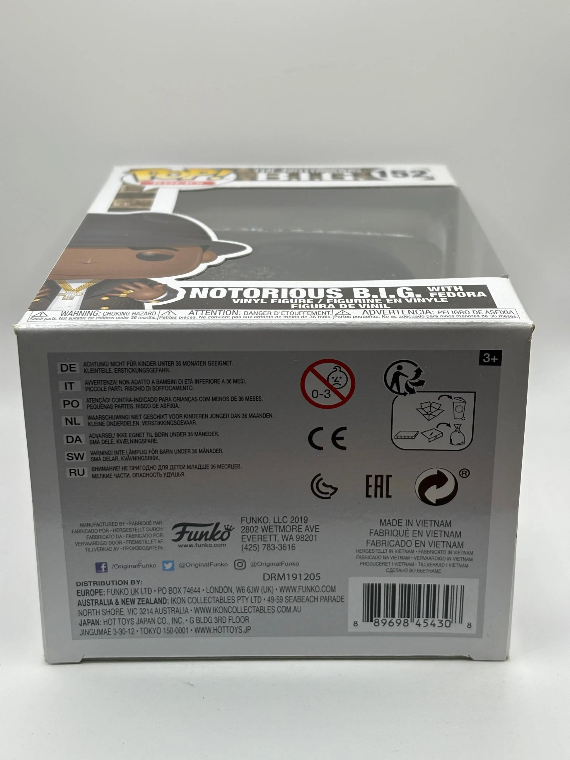 Funko POP! Rocks The Notorious B.I.G #152 Notorious B.I.G with Fedora FRENLY BRICKS - Open 7 Days