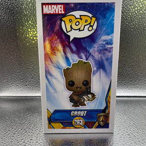 Funko POP Marvel - Guardians of the Galaxy - Groot #263 FRENLY BRICKS - Open 7 Days