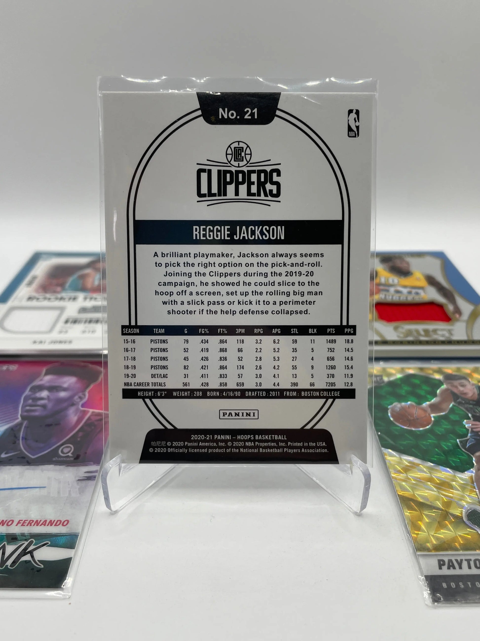 NBA Patch & Numbered card lot 6 players (lot#16) FRENLY BRICKS - Open 7 Days