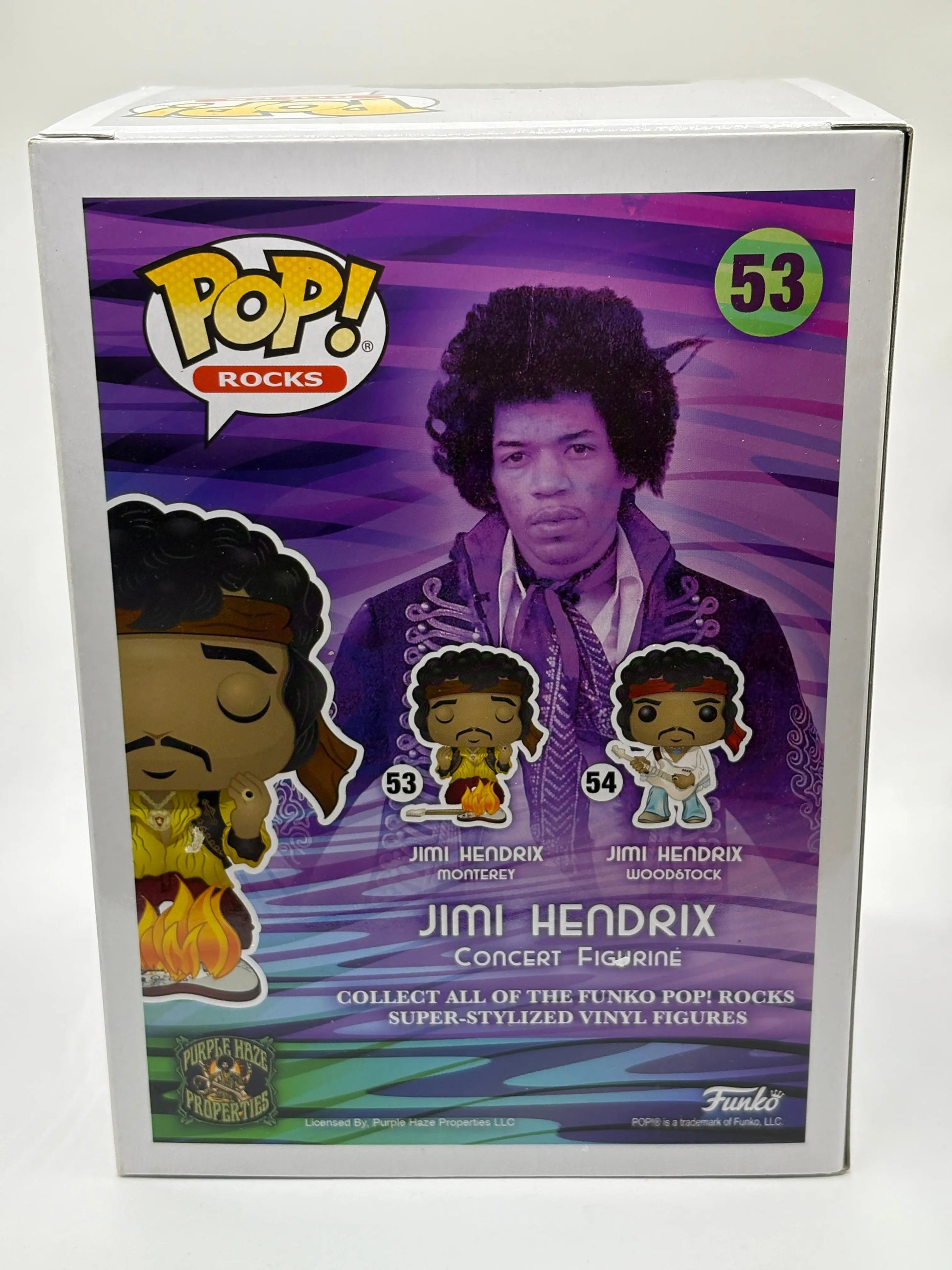 Funko POP! Rocks Purple Haze Properties #53 Jimi Hendrix FRENLY BRICKS - Open 7 Days