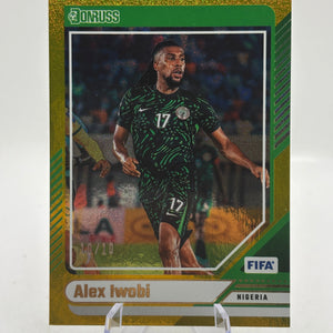 Alex Iwobi 2024-25 Panini Donruss Soccer Gold 10/10 #160 Nigeria FRENLY BRICKS - Open 7 Days