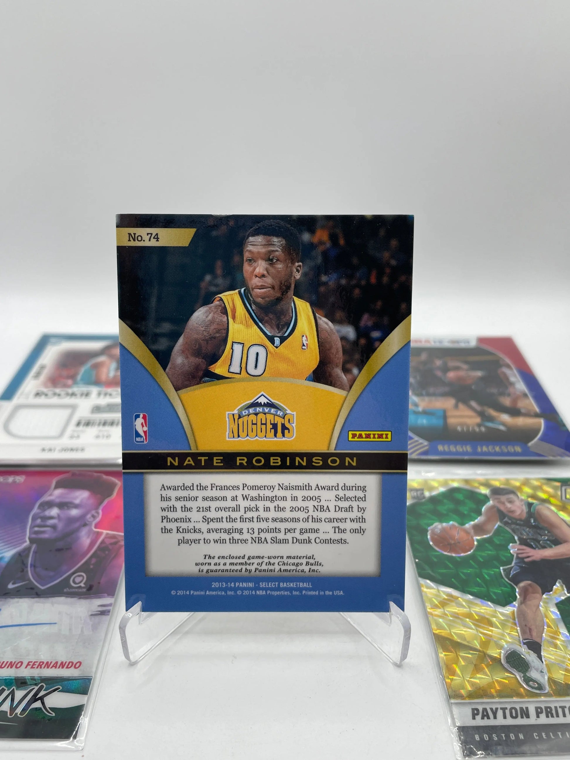 NBA Patch & Numbered card lot 6 players (lot#16) FRENLY BRICKS - Open 7 Days