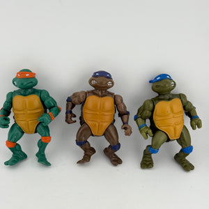 TMNT Teenage Mutant Ninja Turtles 2013 Viacom Playmates x 3 Action Figures FRENLY BRICKS - Open 7 Days