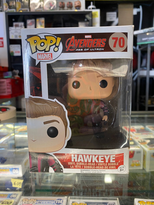 Funko POP ! Marvel avengers age of ultron #70  Hawkeye FRENLY BRICKS - Open 7 Days