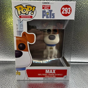 Funko POP Movies - The Secret Life of Pets - Max #293 FRENLY BRICKS - Open 7 Days