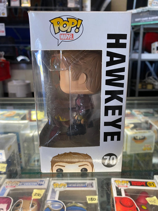 Funko POP ! Marvel avengers age of ultron #70  Hawkeye FRENLY BRICKS - Open 7 Days