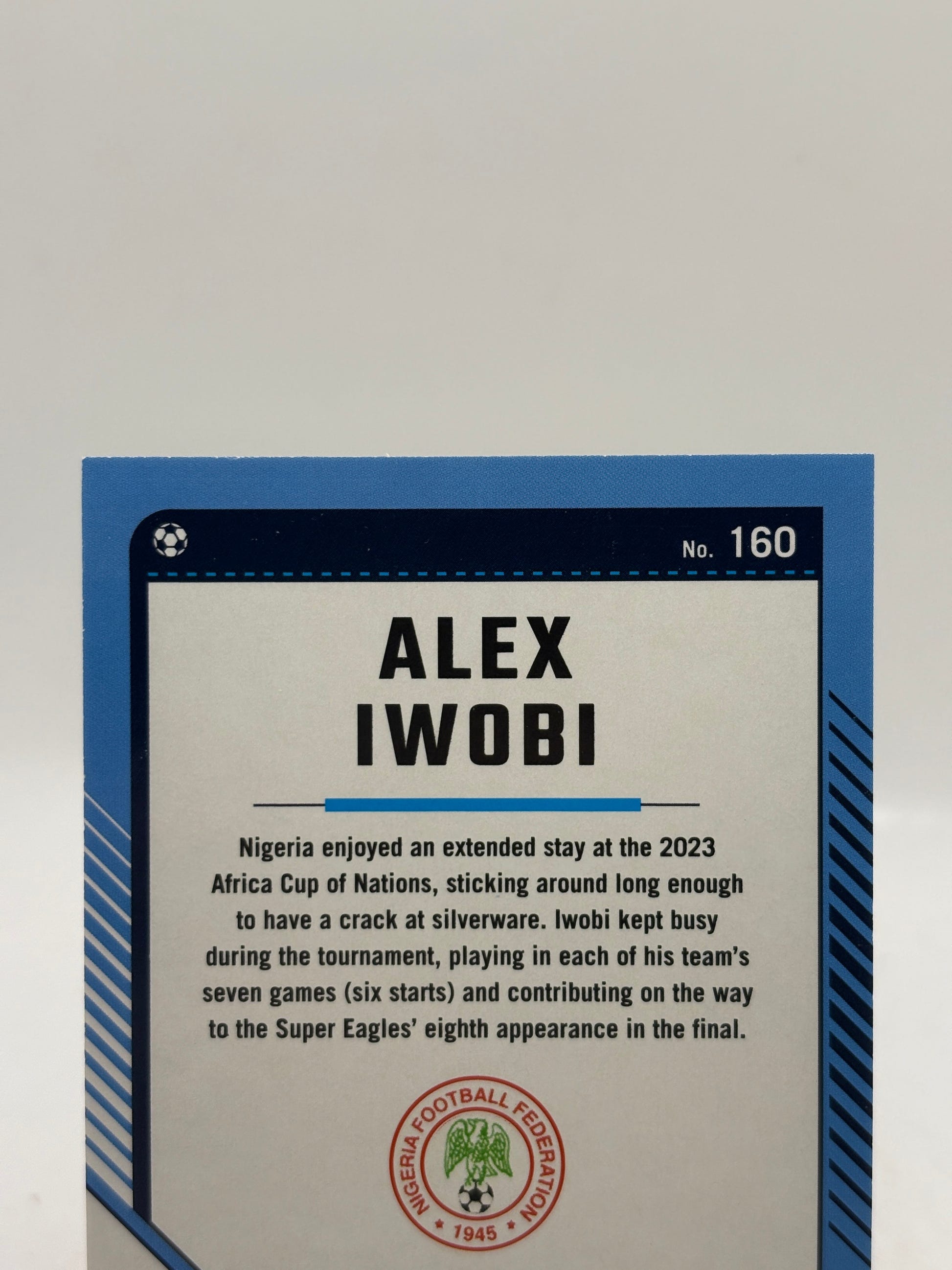 Alex Iwobi 2024-25 Panini Donruss Soccer Gold 10/10 #160 Nigeria FRENLY BRICKS - Open 7 Days image 7