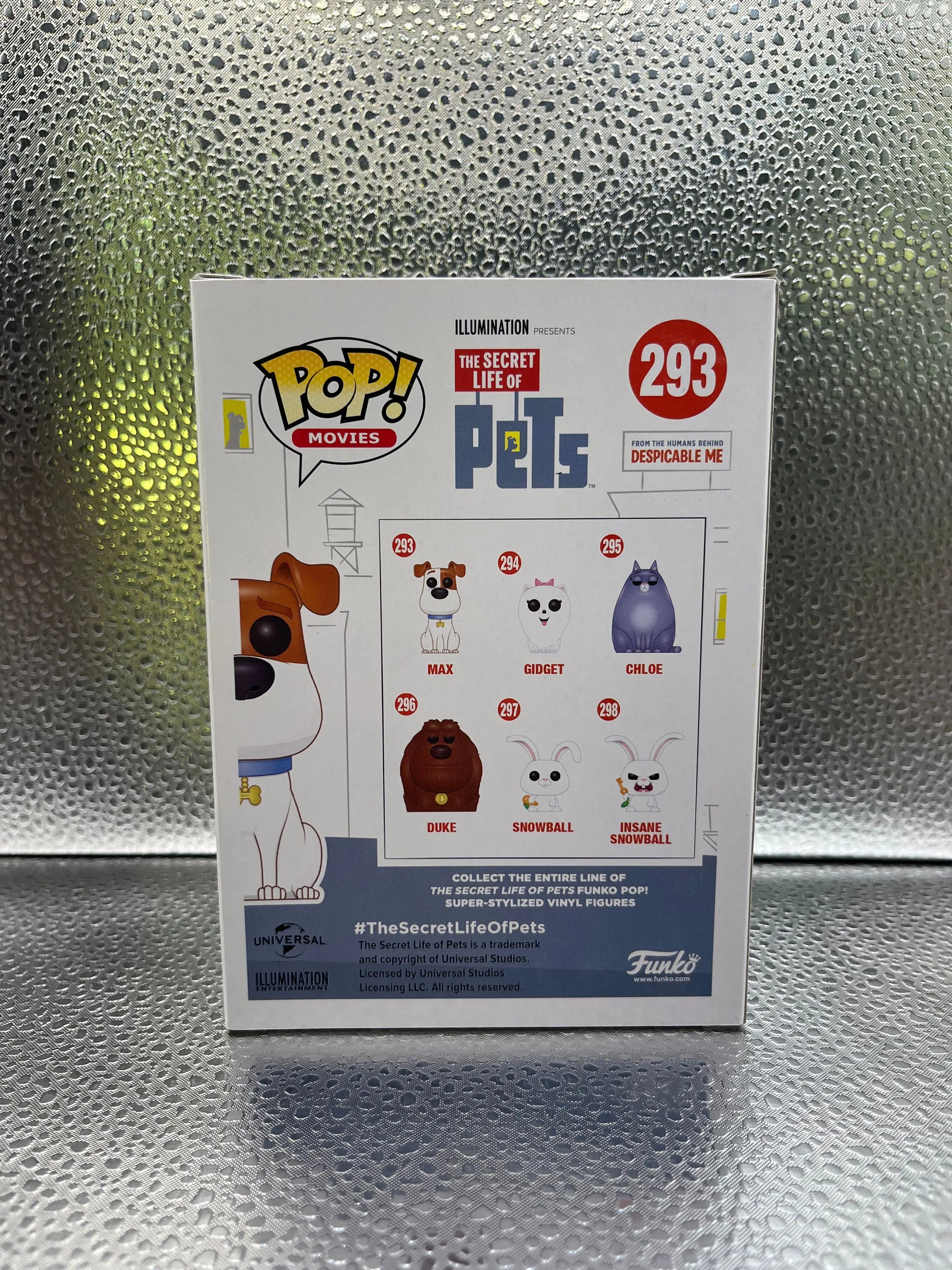 Funko POP Movies - The Secret Life of Pets - Max #293 FRENLY BRICKS - Open 7 Days