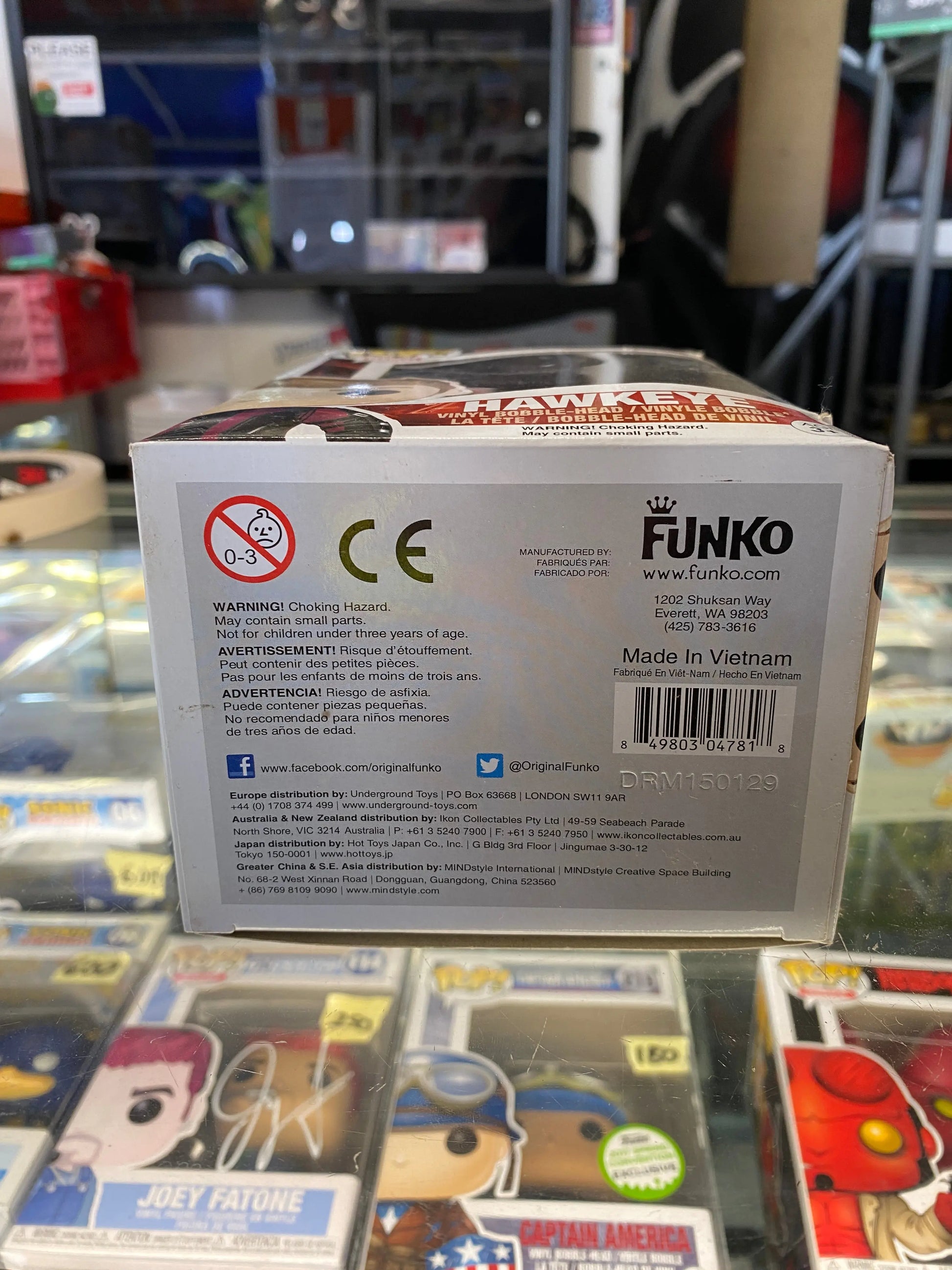 Funko POP ! Marvel avengers age of ultron #70  Hawkeye FRENLY BRICKS - Open 7 Days