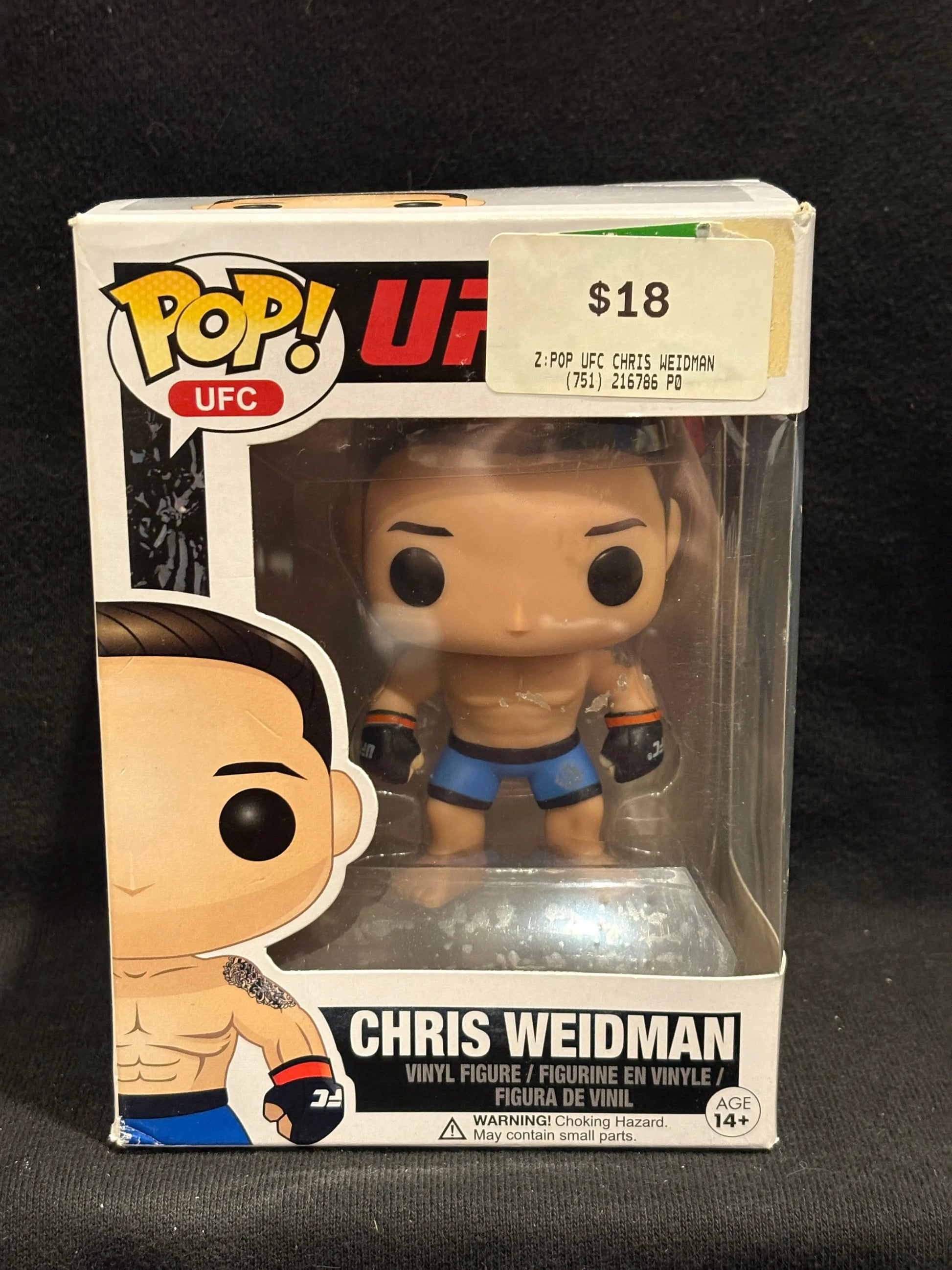 Funko Pop UFC Chris Weidman #03 FRENLY BRICKS - Open 7 Days