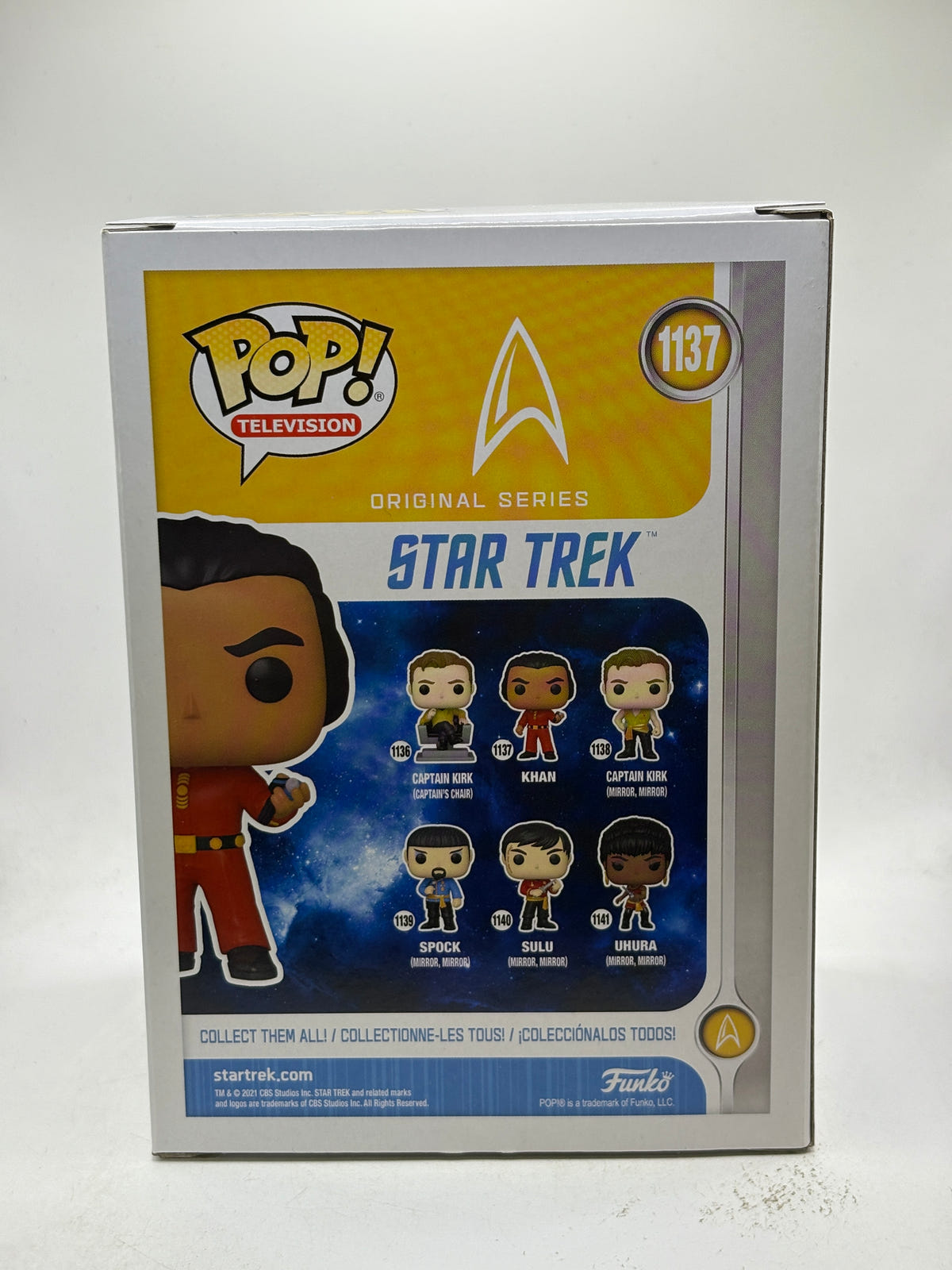 Funko POP! Television Star Trek #1137 Khan Vinyl Figure image 3