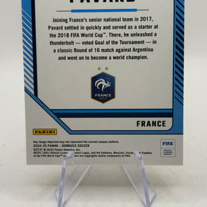 2024-25 Panini Donruss Fifa - Benjamin Pavard #101 Gold /10 France World Cup FRENLY BRICKS - Open 7 Days