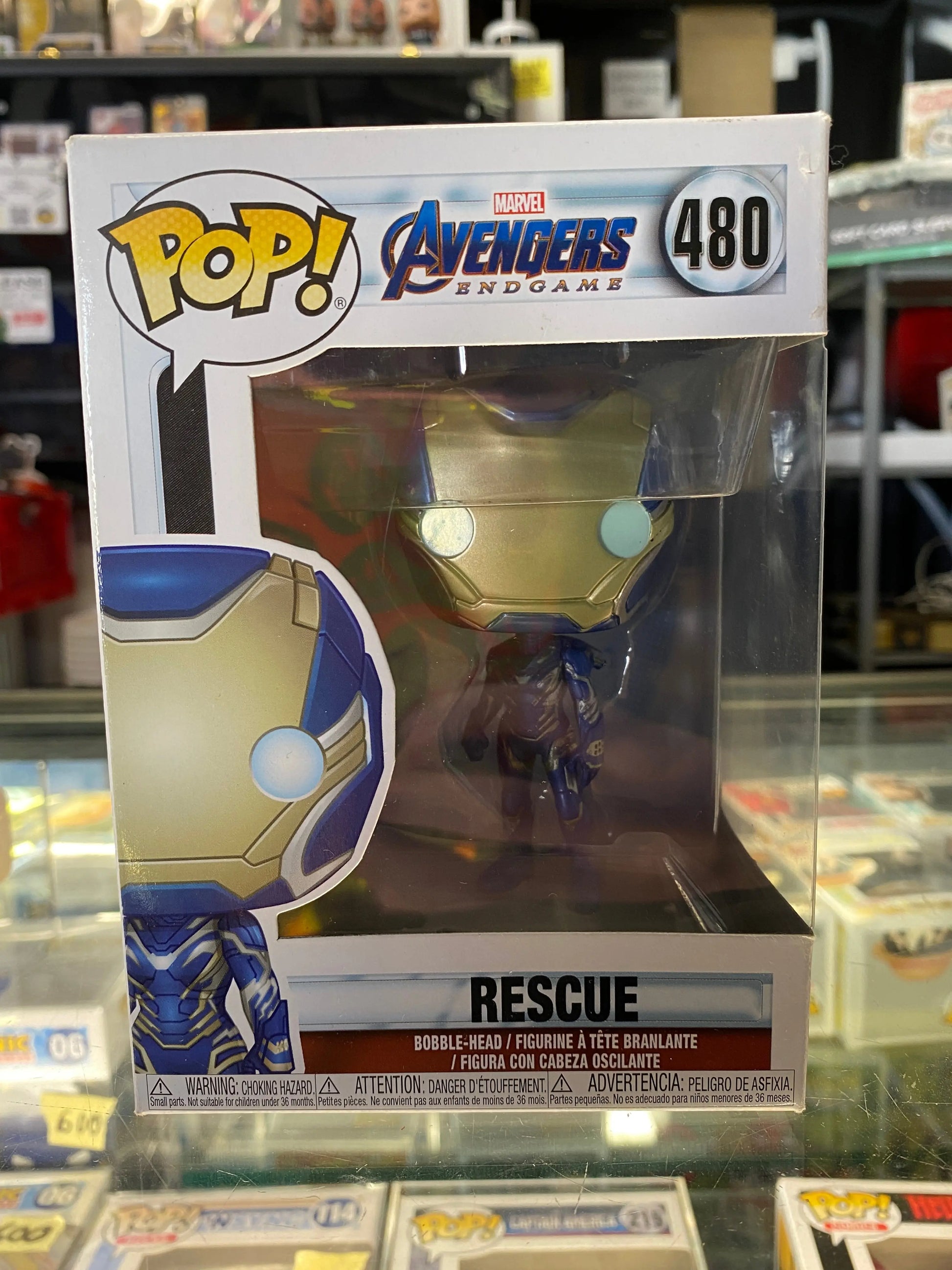 Funko POP! Marvel avengers endgame #480 Rescue FRENLY BRICKS - Open 7 Days
