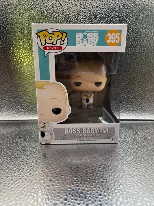 Funko POP Movies - Boss Baby - Boss Baby (Diaper & Tie) #395 FRENLY BRICKS - Open 7 Days